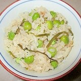 炊飯器で簡単に♪えんどう豆ごはん